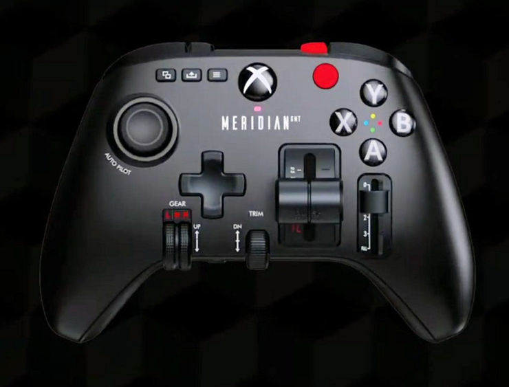 Meridian GMT X-Ray Flight Sim Controller for Xbox and PC